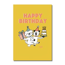 画像1: WN0002　W&N ポストカード(happy birthday)