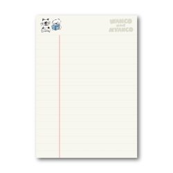 画像2: WN0029　W&N わんにゃんメモパッド【横罫(7.5mm)】