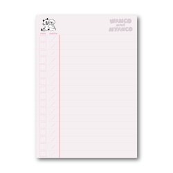 画像2: WN0032　W&N わんにゃんメモパッド【やることリスト(7.5mm)】