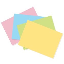 画像2: ナ-3241　カラーペーパーアソートパック　４色スタンダードカラー　A4　中厚口　100枚パック（25枚×4色）