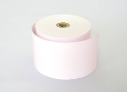 画像1: カラーサーマルロール紙【ピンク】（58mm×63m）8巻セット