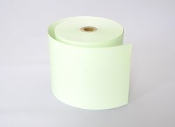 画像1: カラーサーマルロール紙【緑】（80mm×63m）50巻セット