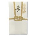 キ-104　ながとや　寿金封　白金仕様　はな文様　金