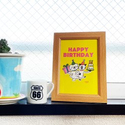 画像3: WN0002　W&N ポストカード(happy birthday)