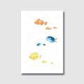 SG0106　ぷっくりポストカード(プクプク熱帯魚)
