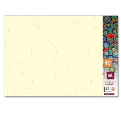 画像1: ナ-782 プリンタ対応厚漉和紙 和み紙 A3 大礼 とりのこ 20枚