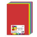 ナ-CR902　色画用紙　クレヨンカラー A4 10色アソート（各色2枚×10種類）計20枚
