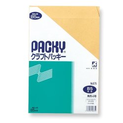 画像1: No.875　クラフトパッキー 角形4号 13枚パック入