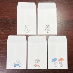 画像3: WN0011　W&N ミニ和紙封筒 5枚アソート