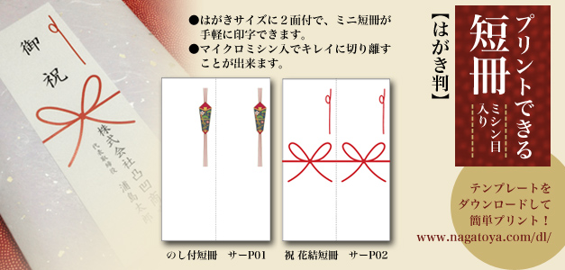 短冊 のし紙 Nagatoyaオンラインストア カラーペーパードットネット