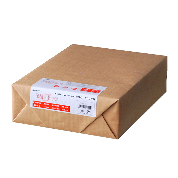 ナ-522 マルチ用紙 White Paper（ホワイトペーパー）A4 特厚口 500枚パック - 【Nagatoyaオンラインストア】カラーペーパー ドットネット