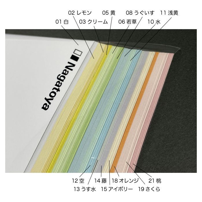 長門屋商店 カラーペーパー A4 最厚口 オレンジ ナ-3518 1セット(2000枚:25枚入×80)（直送品） - 1