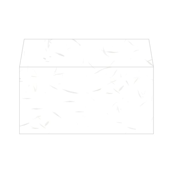 画像2: ナフ-311 和み紙封筒(プリンタ対応) DLサイズ しろ 10枚入 (2)