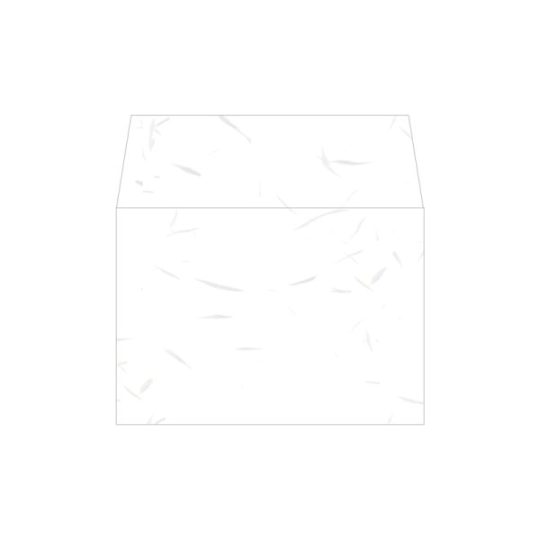 画像2: ナフ-411 和み紙封筒(プリンタ対応) 洋形2号 しろ 10枚入 (2)