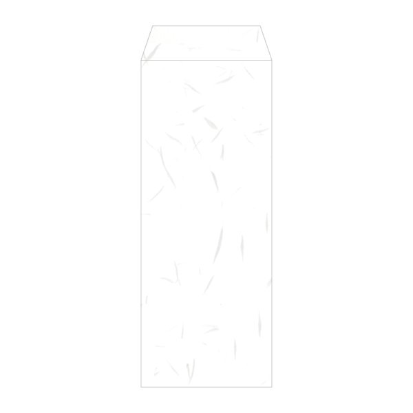 画像2: ナフ-611　和み紙封筒（プリンタ対応） 長形40号　しろ　10枚入 (2)