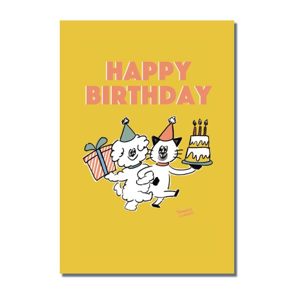 画像1: WN0002　W&N ポストカード(happy birthday) (1)