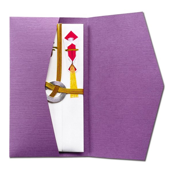 画像4: キ-S102 ながとや 金封3点セット(寿金封・ふくさ・筆ペン)結婚祝い (4)