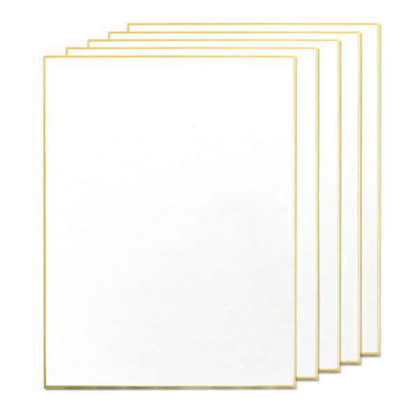 画像3: シ-845W ながとや 色紙 はがき倍判 奉書【5枚パック】 (3)