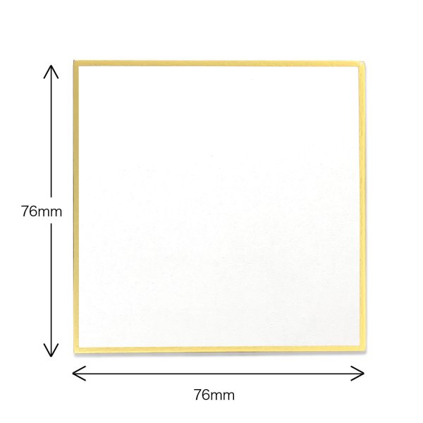 画像2: シ-945 ながとや 色紙 豆 奉書【5枚パック】 (2)