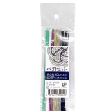 Nagatoya カラー水引セットMHC-03(ボタン・桃・エメラルド・グリーン