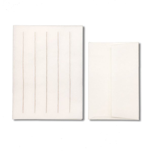 画像2: ナ-LE3191　和み紙 ミニ便箋（90×120mm）×10枚　ミニ封筒（100×65mm）×5枚 セット (2)