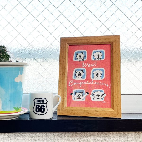 画像3: WN0001 W&N ポストカード(congratulations) (3)