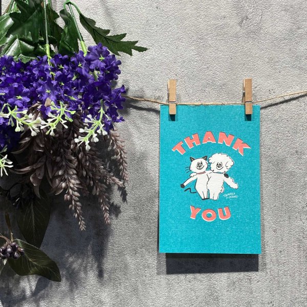 画像2: WN0003　W&N ポストカード(thank you) (2)