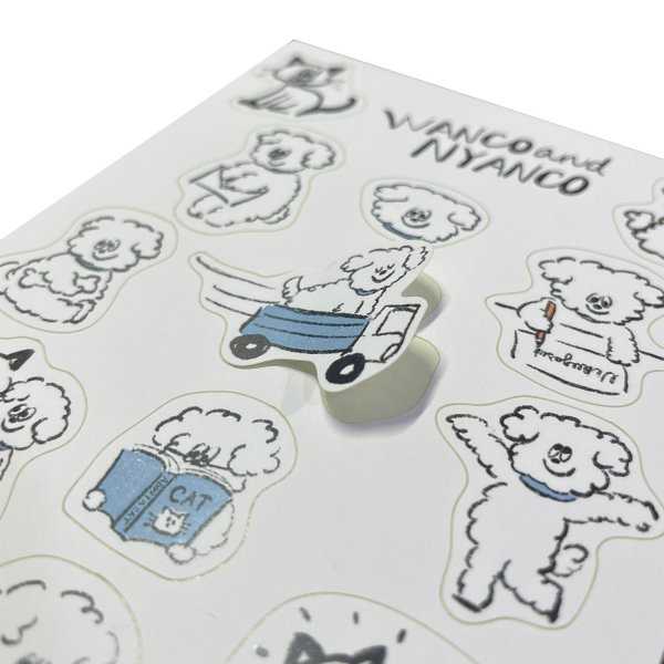 画像2: WN0006　W&N ダイカットシール(わんこ) (2)