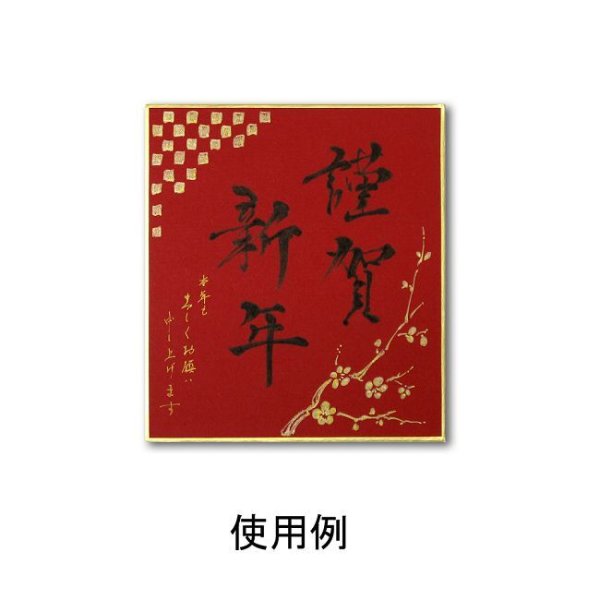 画像3: シ-192　ながとや　ミニカラー色紙　赤　1枚ポリ入【5枚セット】 (3)