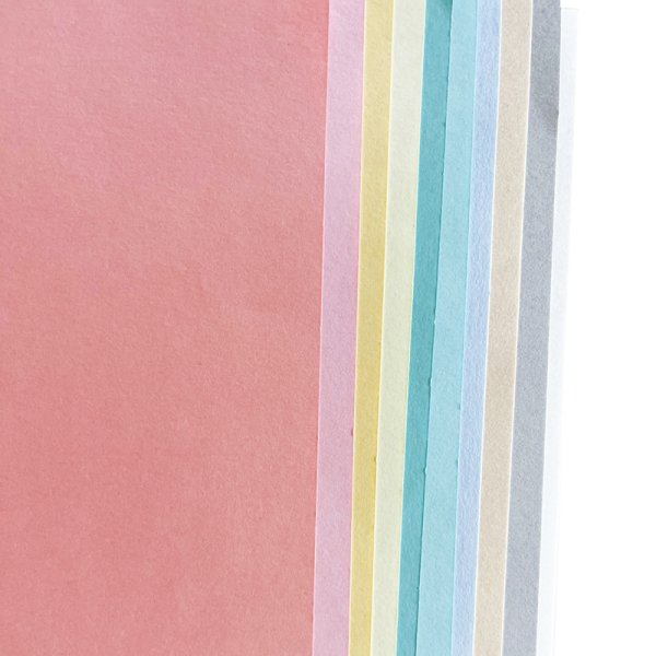 画像3: ナ-CR914 クレヨンカラー【ミルキーカラー】A3 10色アソート(各色2枚×10種類)計20枚 (3)