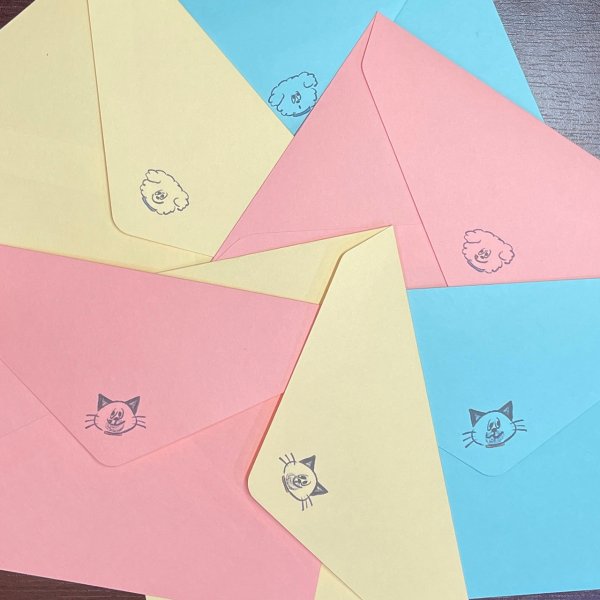 画像3: WN0009　W&N 洋形2号封筒 6枚アソート (3)