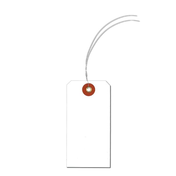 画像2: ニ-N534　長門屋商店　ユポ製荷札（撥水・耐水） 4号 中（45×90mm） RoHS対応 100枚パック (2)