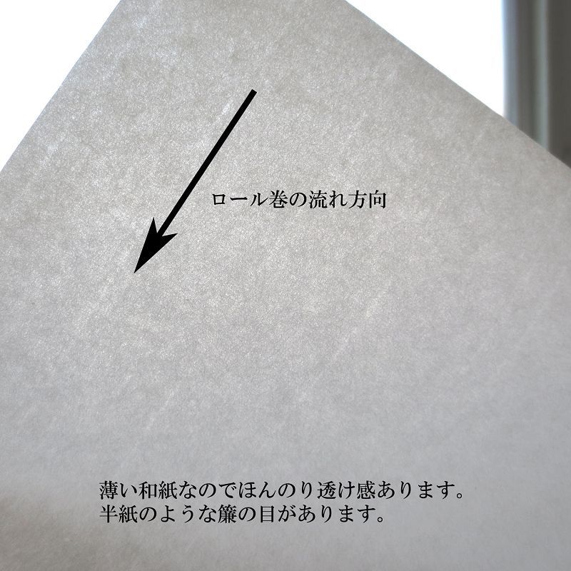 和紙のイシカワ インクジェット和紙 楮春木紙タイプ 914mm×30m巻 WA007 - 2